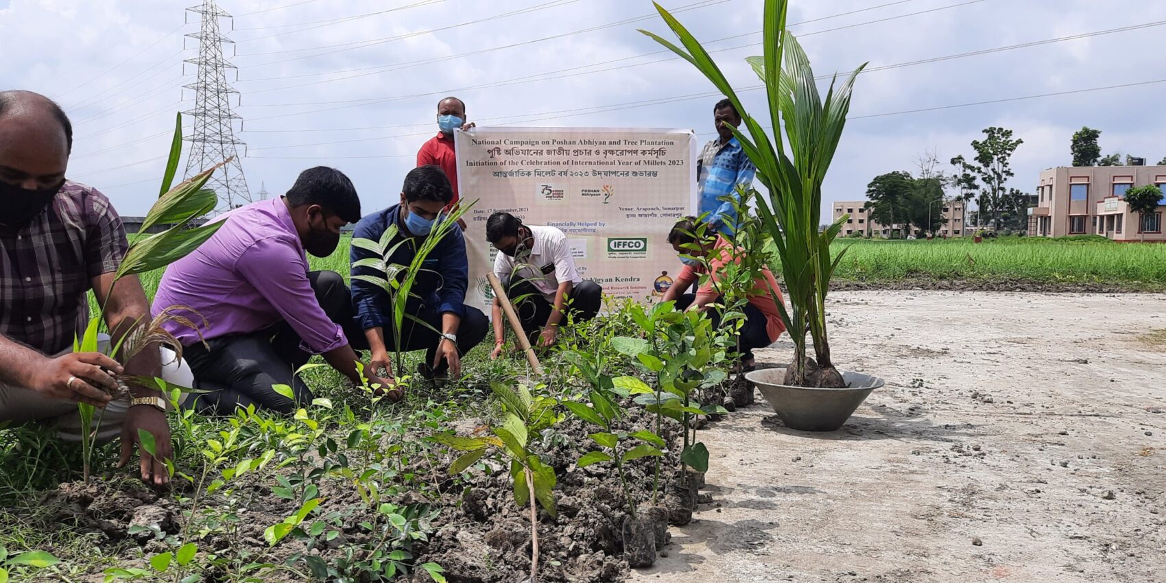 National Campaign on Poshan Abhiyan and Tree Plantaion